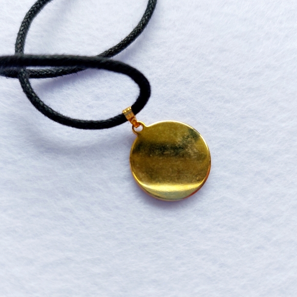 Vintage Pendant Necklace Zodiac ♍️ Virgo Symbol  Lucky Charm - Picture 7 of 11